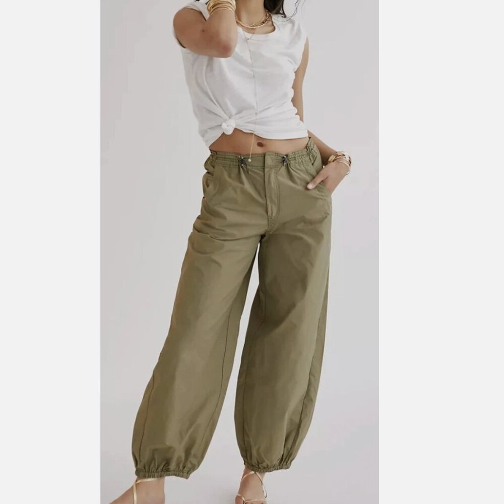 Anthropologie Women's Packable Parachute Pants